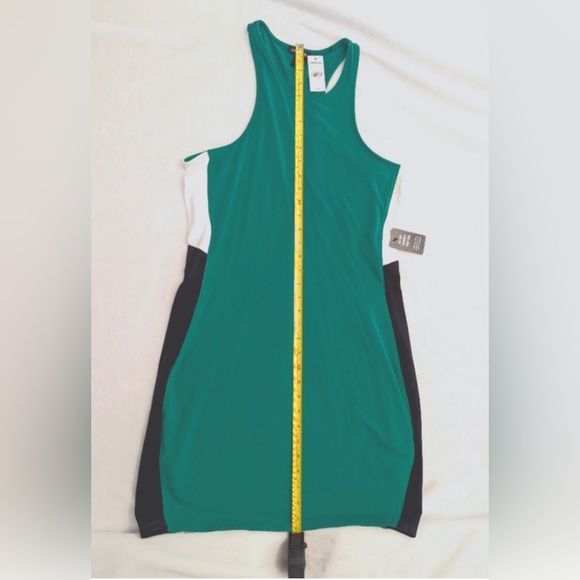 NWT Express Color Block Racerback Bodycon Dress - L - Picture 3 of 6